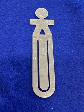 Alessi Girotondo BookmarkerBookmark Girl Stainless Steel RARE Y2K Good Condition